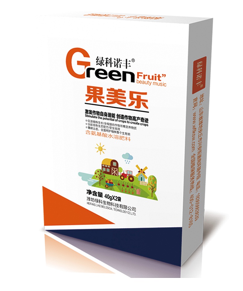 果美樂(lè ) 高端盒裝 含氨基酸水溶肥料 綠科諾豐